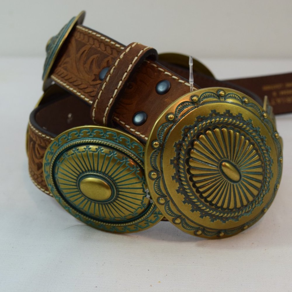 Ariat Western Small Belt Leather Turquoise